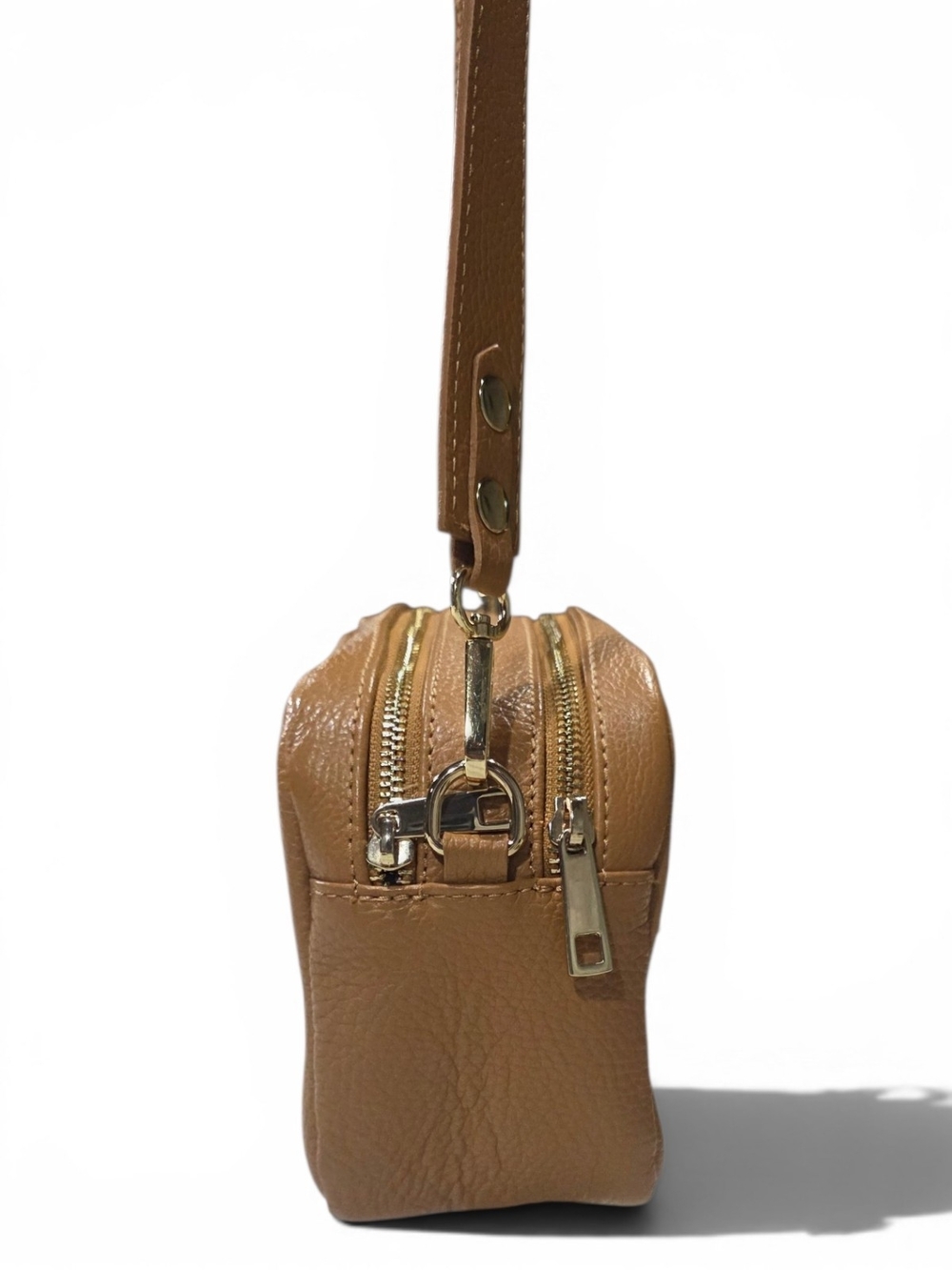 Viola Gigli Genuine Leather Crossbody Bag, Made in Italy, NEW WITHOUT TAG - Picture 3 of 14